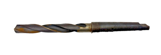 #3 MORSE TAPER SHANK DRILL BIT, SPIRAL 2 FLUTE, OAL 10-3/4"