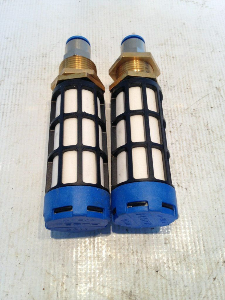 Festo U-3/4 2311 3/4" Valve Silencer -Lot of 2
