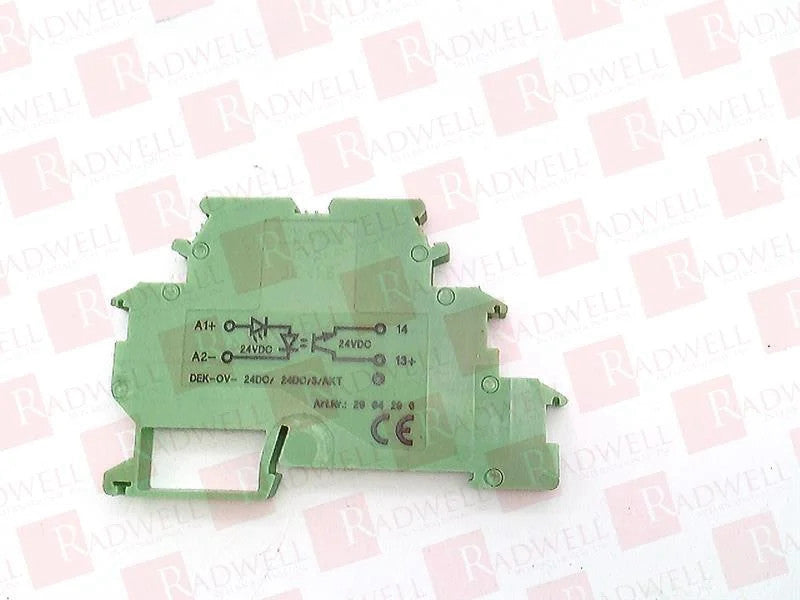 PHOENIX CONTACT DEK-OV- 24DC/ 24DC/  3/AKT / DEKOV24DC24DC3AKT (USED)