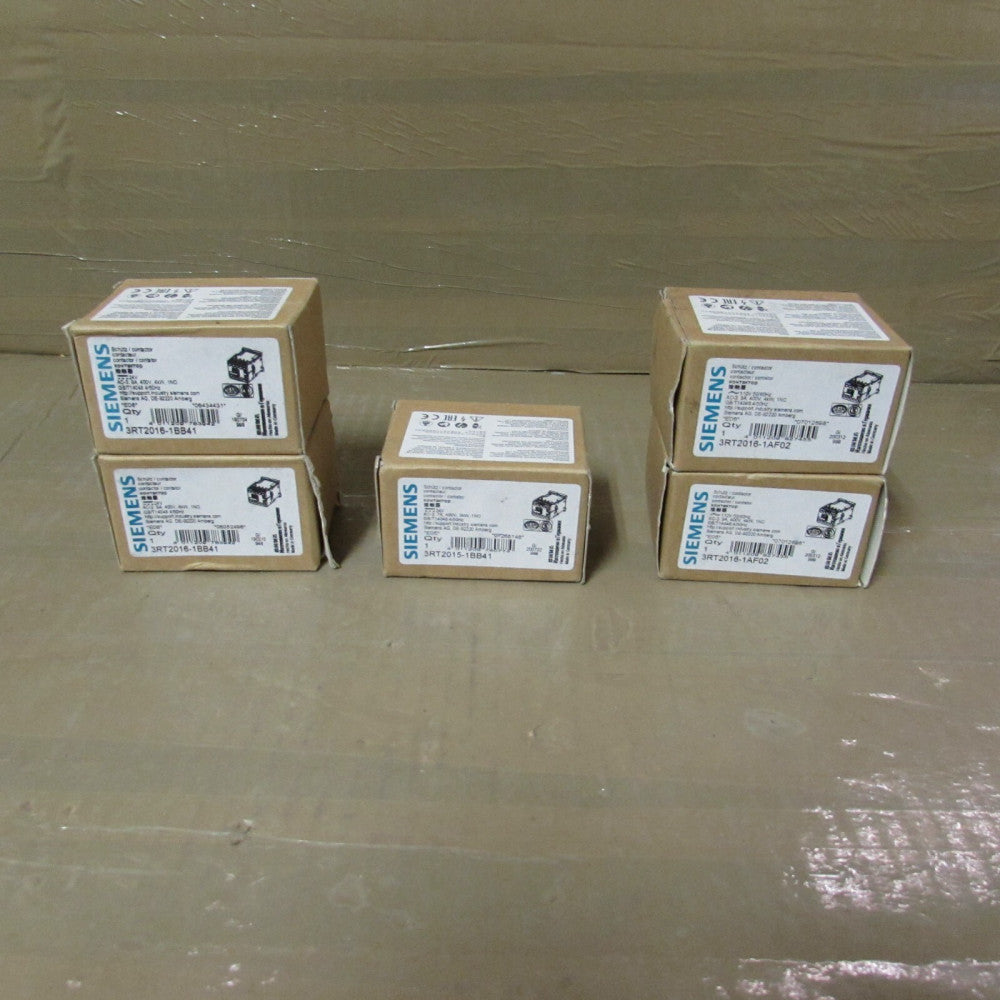 1LOT(5QTY)-SIEMENS MISC. CONTACTORS NEW IN THE BOX! MAKE OFFER!!