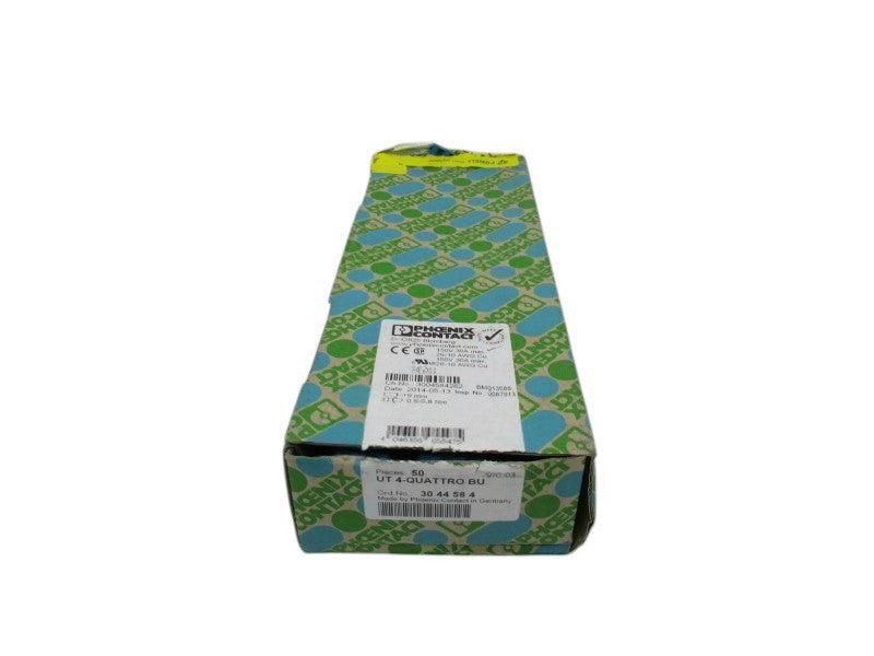 PHOENIX CONTACT UT4-QUATTRO BU TERMINAL BLOCK (IN BOX)  NSNP