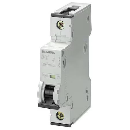 Siemens 5Sy41147 Circuit Breaker, 5Sy4 Series, 0.3A, 1 Pole, 230/400V Ac, 10Ka