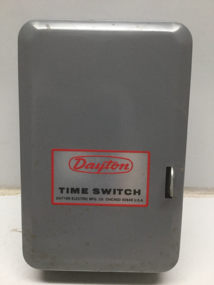 DAYTON 6X761 Program Time Switch W/ Day Skipper, Single Pole Double Throw