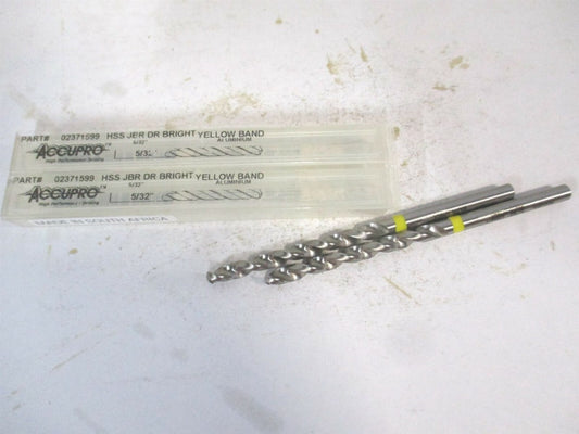 (1AQ0397-AC) 5/32 x 75mm OAL 130° Vanadium High Speed Steel Jobber Drill - Qty 2
