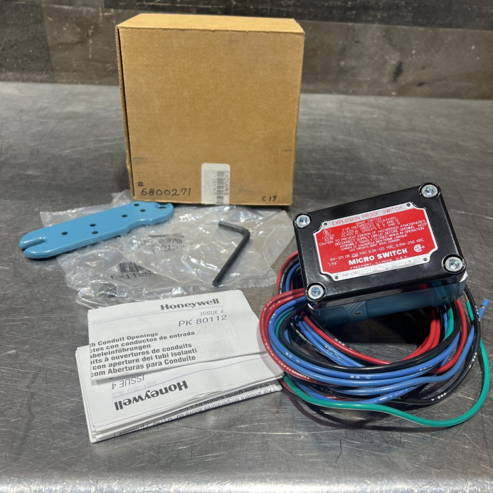 MICRO SWITCH EXD-AR-3 250VAC 10A Nos Surplus