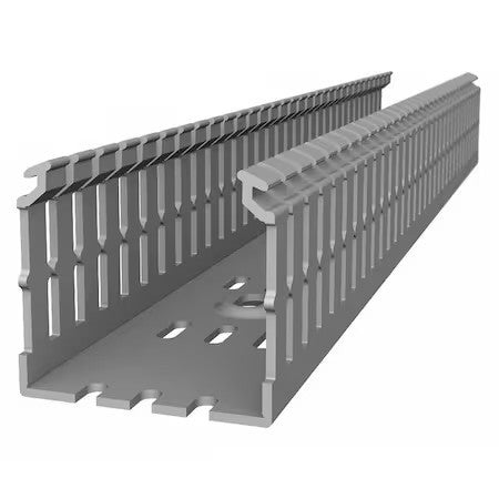 Abb Tyd15x3npg6 Wiring Duct,Narrow Slot Wall,Gray,6 Ft.L