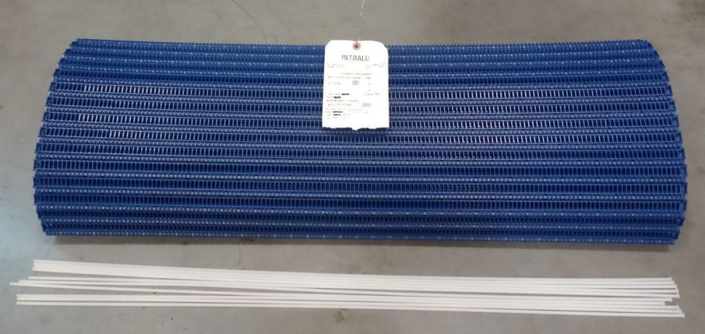 Intralox 116892 Conveyor Belt 15-1/4ft Long 37-5/8in W Flush Grid Acetal Blue