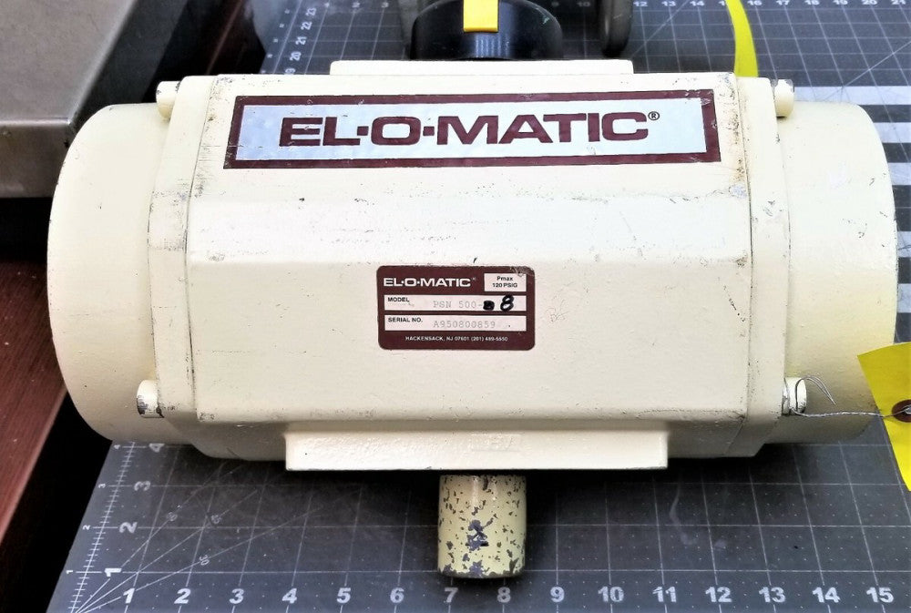 EL-O-MATIC PNEUMATIC VALVE ACTUATOR 120 PSIG PSN 150-8 USED [D2S5]