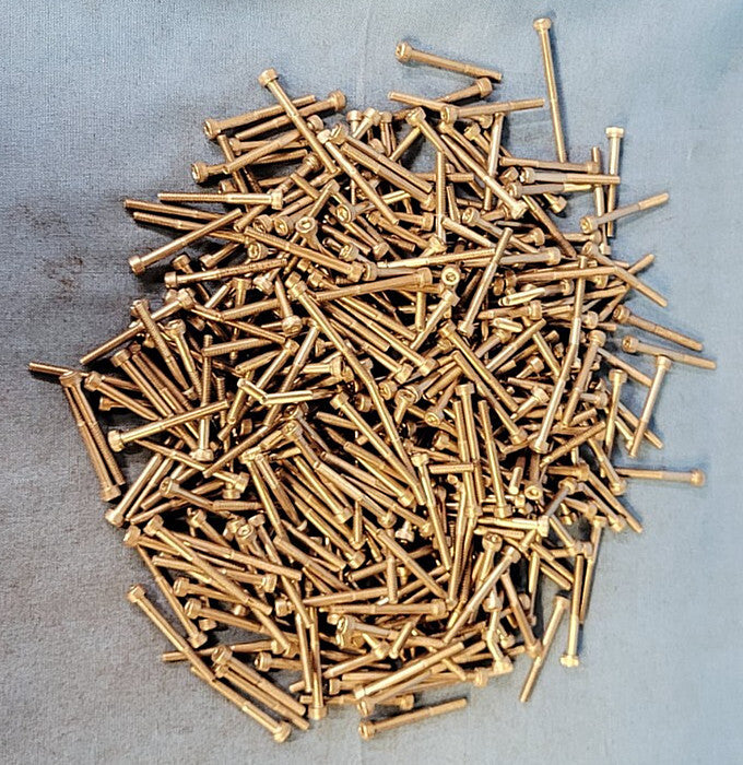 SOCKET HEAD CAP SCREW M3-0.5 X 30MM STAINLESS STEEL **LOT OF 365**