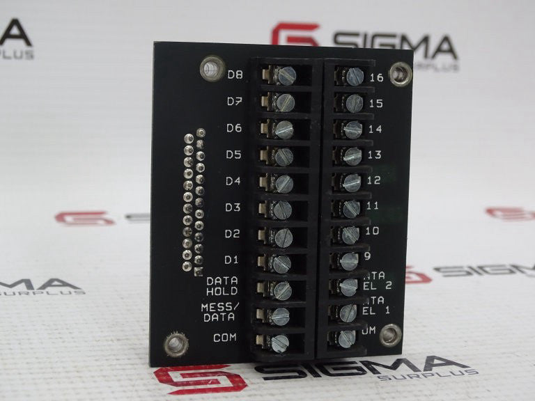 AVG AUTOMATION 75E04 TERMINAL BLOCK