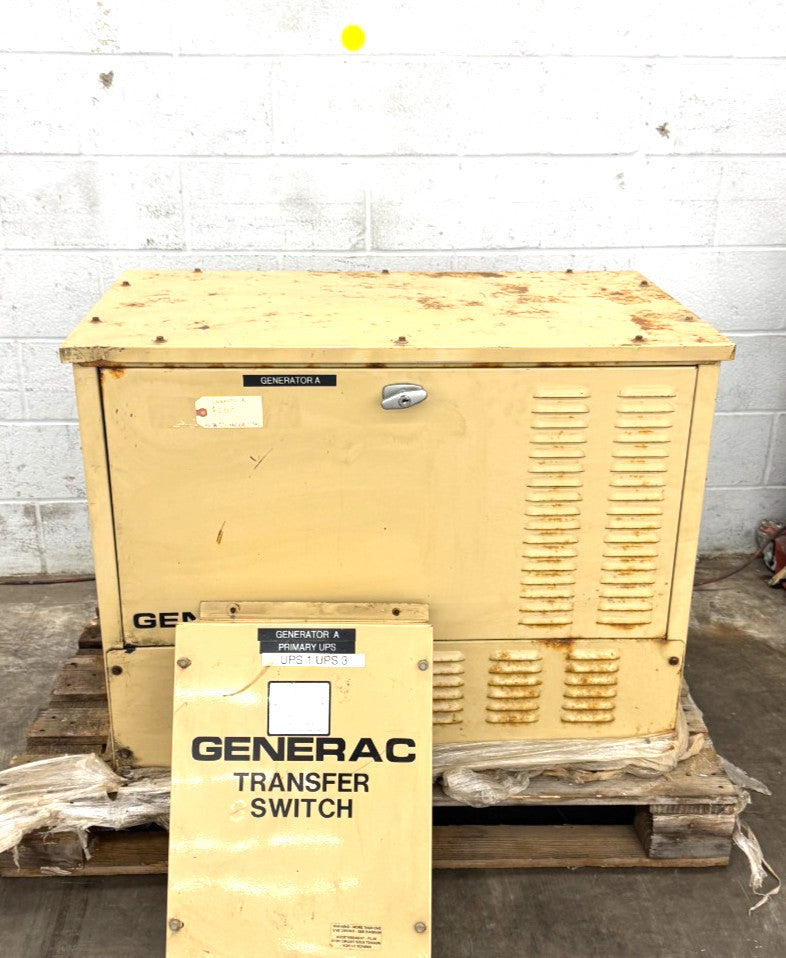 USED GENERAC GENERATOR A MODEL 00865-0