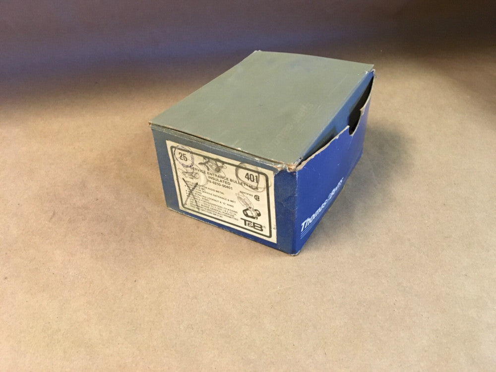 Thomas & Betts 401 Service Entrance Bullet Hub Insulated *BOX OF 25*  (KB)