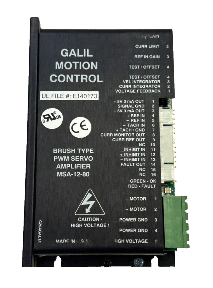 GALIL MOTION CONTROL, MSA-12-80, 39581-0072, 25A8M-GAL