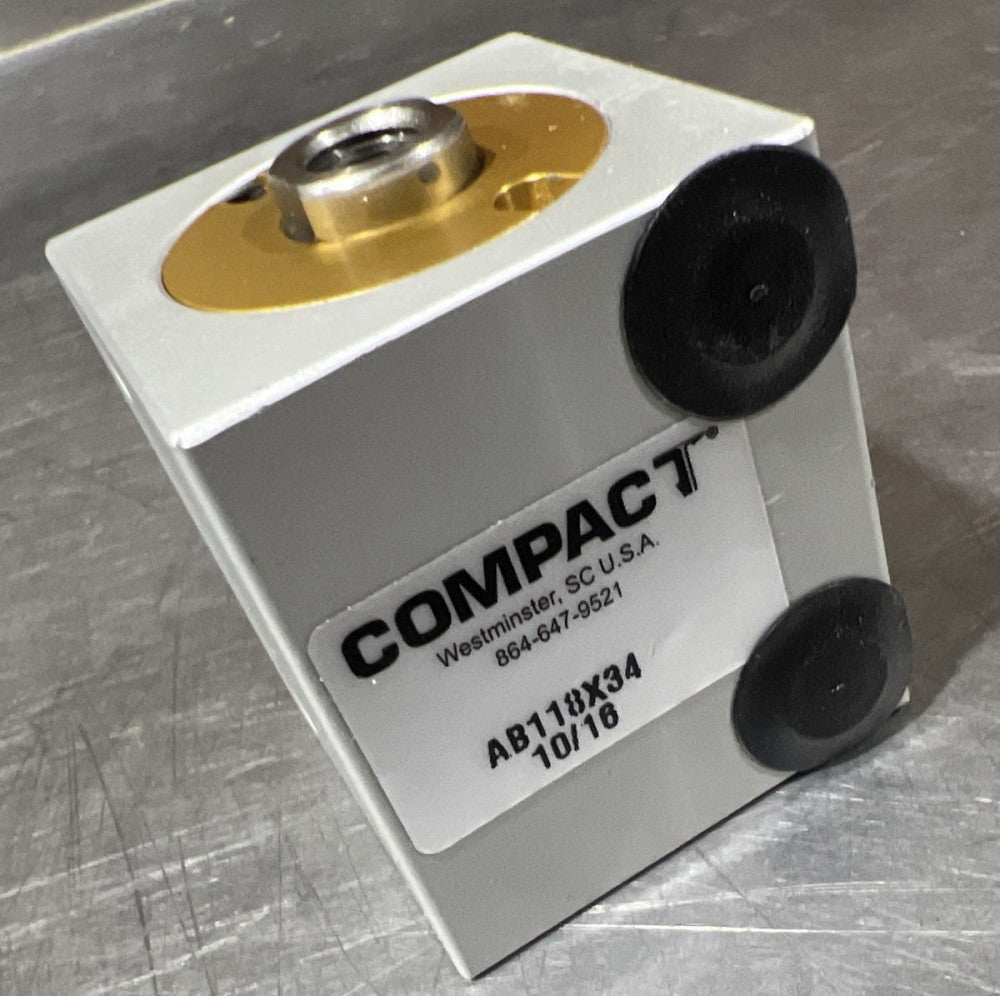COMPACT AB118X34 PNEUMATIC CYLINDER Nos Surplus No Original Box