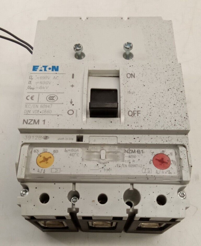 Eaton NZM 1 (NZM B1) Circuit Breaker With NZM1-XAL