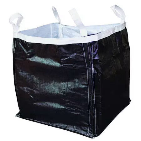 Shoptough St14 Bulk Bags, 165 G/Sq M, Black, Easy Tie