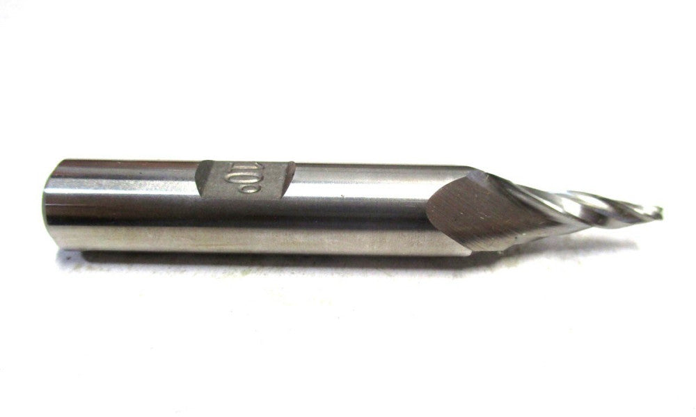 MADE IN USA 1/16 x 3/8 x 1/2 x 2-7/8 10° Per Side RH HSS Tapered Square End Mill