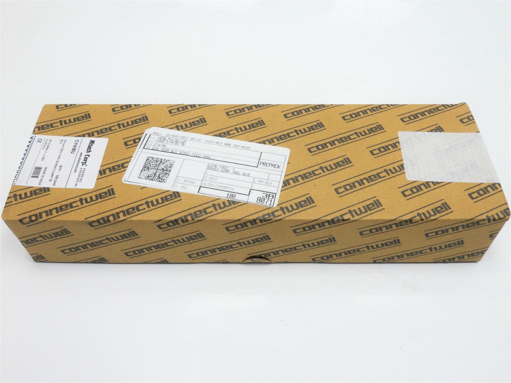100 QTY Altech CY4/BU DIN Terminal Block Screw Feed-Thru Blu 24-10 AWG, 32A, 600