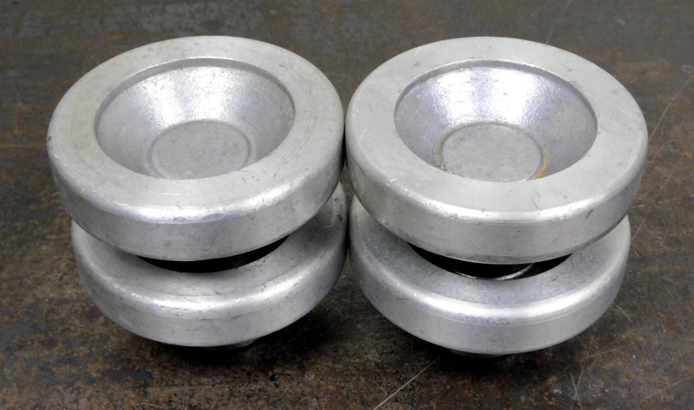 Jergens - 3 in. Solid Aluminum Offset Handwheel Blank 22502 Lot of Four (4)