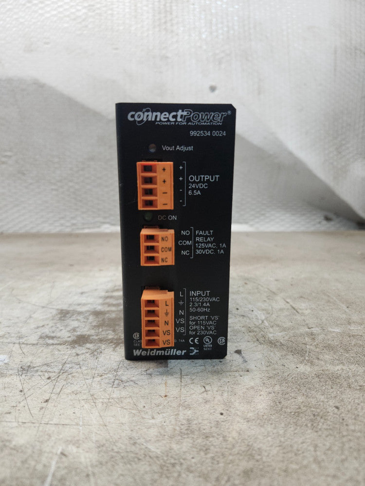 NEW NO BOX Weidmuller AUTOMATION POWER SUPPLY 992534 0024