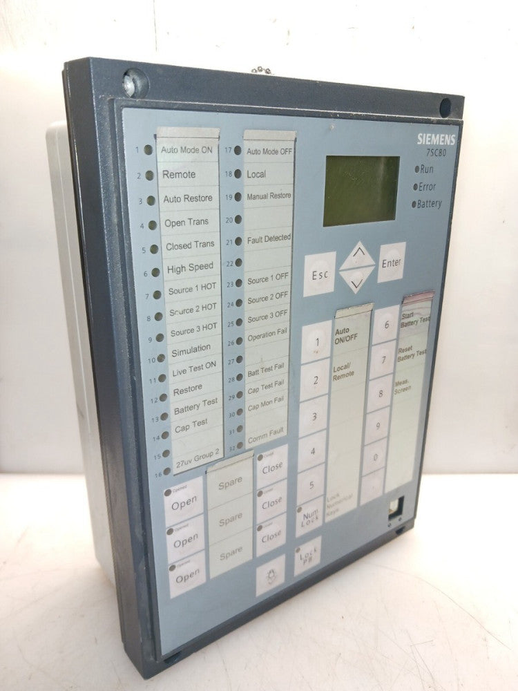 SIEMENS 7SC80 CONTROLLER WITH C53207-A377-B125-1