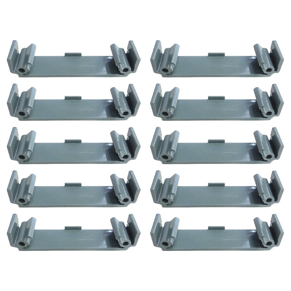 CRISPLANT SPACER TRAYS (LOT OF 10) 299B578, 414D800, 45MM, S2000/S3000TT, GRAY