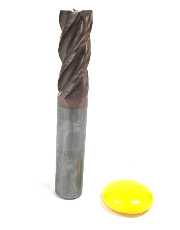 CORNER RADIUS END MILL CUT DIA 7/16 SPIRAL 4 FLUTE OAL 2-3/4"