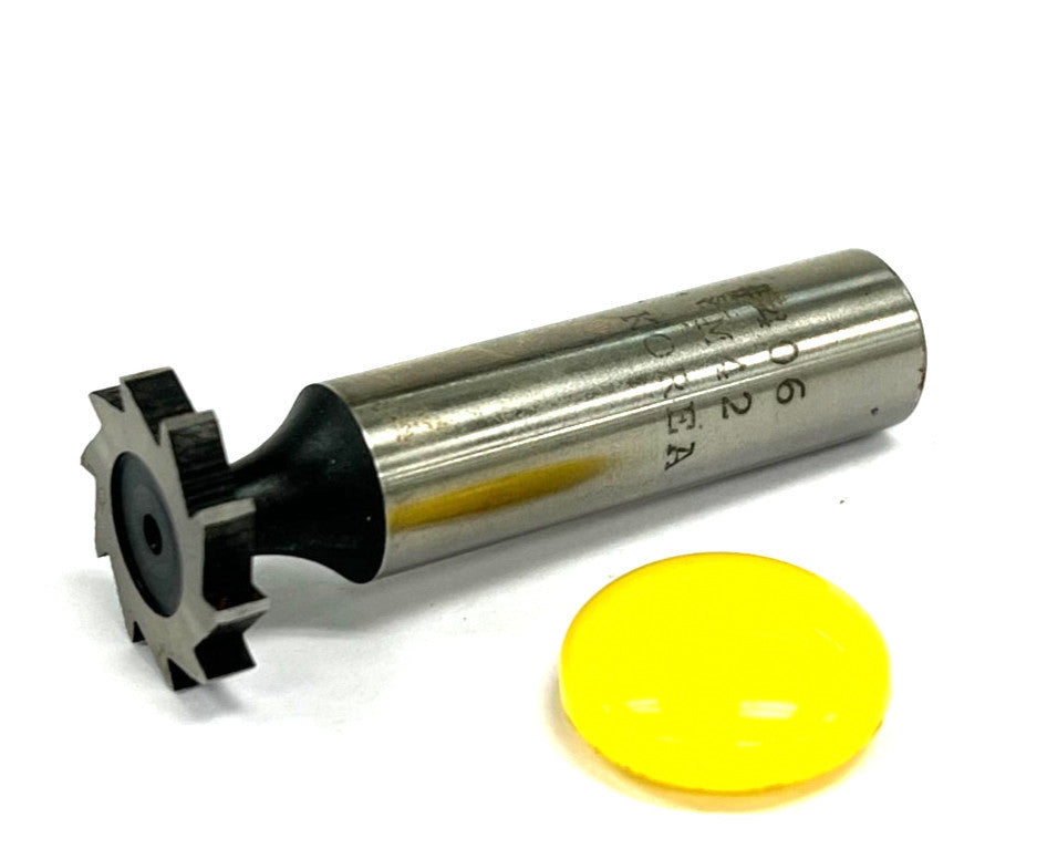 KOREA KEYSEAT CUTTER #406 M42 CUT DIA 3/4" WIDTH 1/8" SHANK DIA 1/2" OAL 2-1/8"