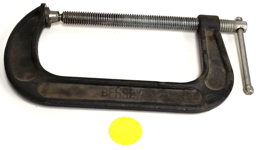 BESSEY 6" ADJUSTABLE C-CLAMP 6-1/2" WIDTH 3-1/2" DEPTH STEEL MATERIAL