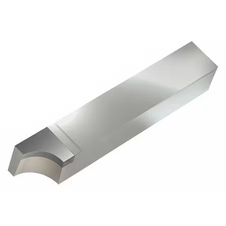 Micro 100 Rad-4 Brazed Tool Bit,Rad,2.5 In L,3/8 In W