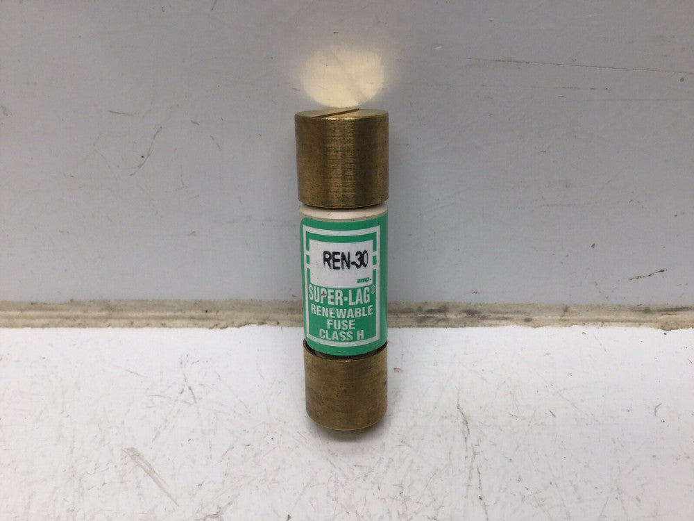 Cooper Bussmann REN-30 SUPER LAG RENEWABLE FUSE 30 AMP