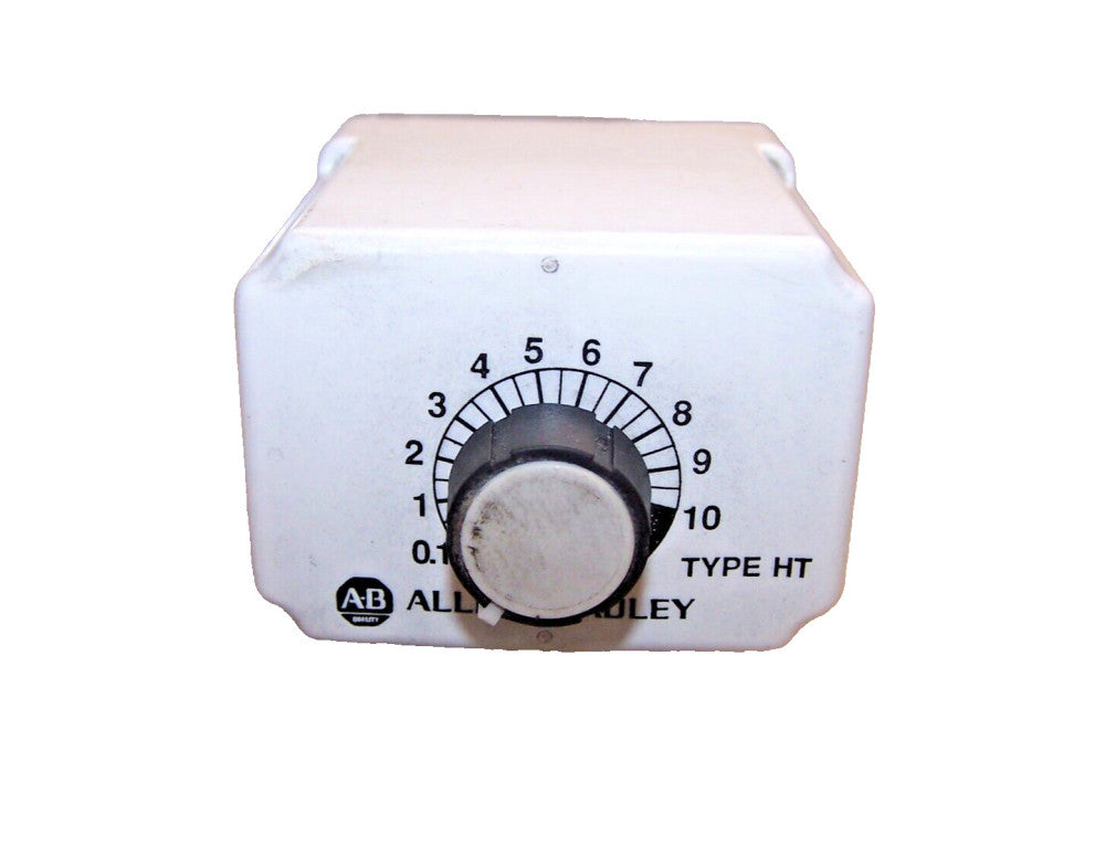 ALLEN BRADLEY 0.1 TO 10 SECOND ON DELAY TIMING RELAY 120 VAC  700-HT12AA1