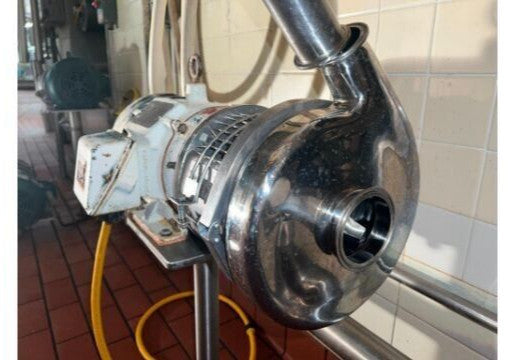 Waukesha C328 S/S Centrifugal Pump 5HP, 3"in x 2"out x 8" Imp. Dia., 230/460V