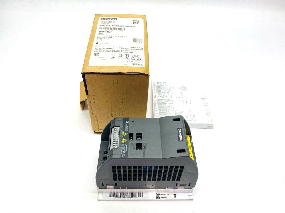 Siemens 6SL3211-0AB12-5BA1 SINAMICS G110 AIN Frequency Converter AC Drive
