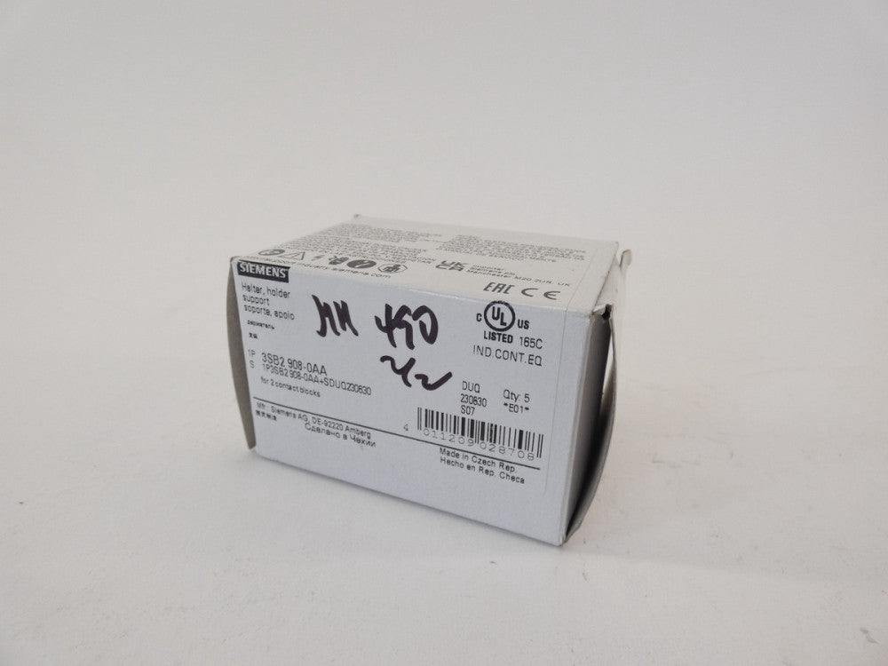 *Box of 4* Siemens 3SB2 908-0AA Contact Block Holder 3SB2404-0B Module - NEW ...
