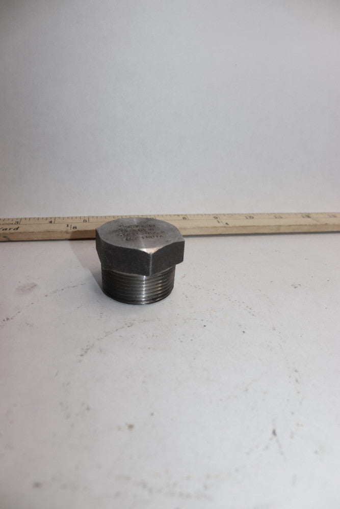 Grainger Approved Hex Head Plug Schedule 80 Male NPT 1-1/4"