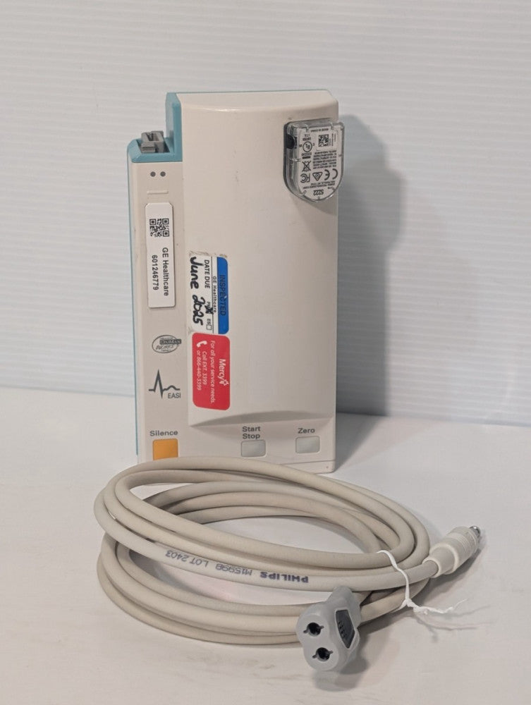 Philips M3001A-A02C06 OxiMax SpO2, NIBP, ECG, Temp, IBP MMS Module w Cable