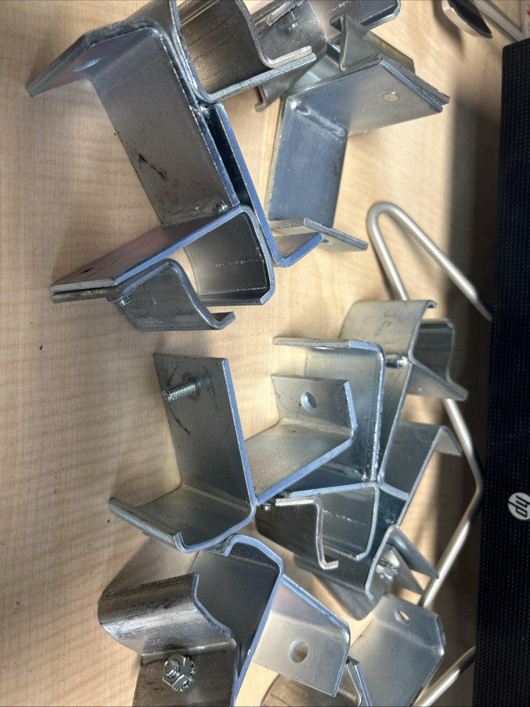 (10) TARPS NOW TRACK-WM1U Roller Track Wall Mount Flange Up Support Brackets