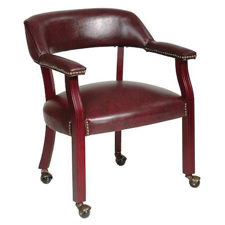 Office Star Tv231-Jt4 Collection: Traditional Traditional Guest Chair, Ox Blood