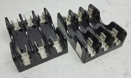 2 Pack Marathon R6F30A3Q 18 Fuse Holder 30 Amp 3-Pole 600V *USED 