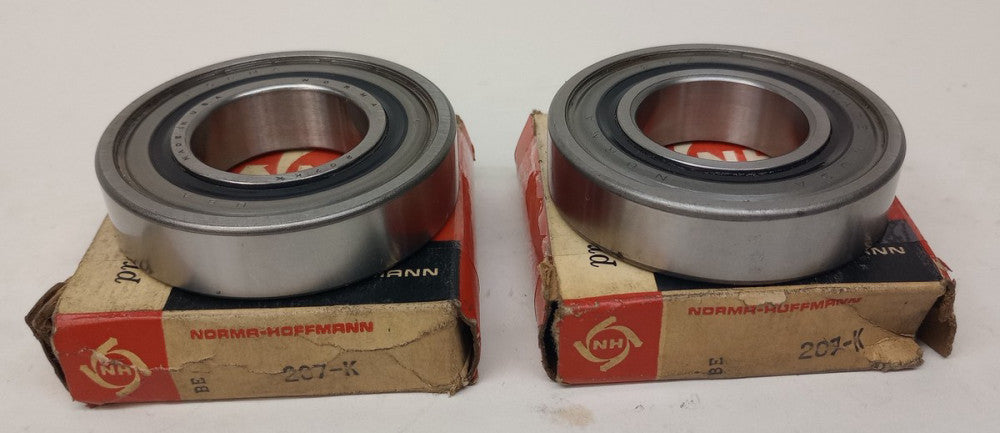 Norma Hoffman 207-K Ball Bearing Deep Groove 35 X 72 X 17mm (Pack of 2)