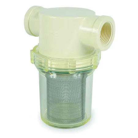 Ron-Vik 5588590 Inline Strainer, 1 In Npt, Nylon, 305 Micron, 6-7/16 In H, 8