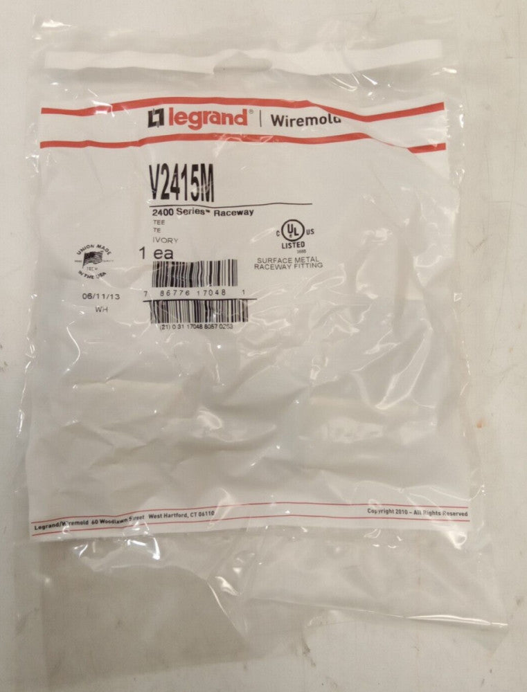 Wiremold V2415M Tee 2400 Series (Ivory)