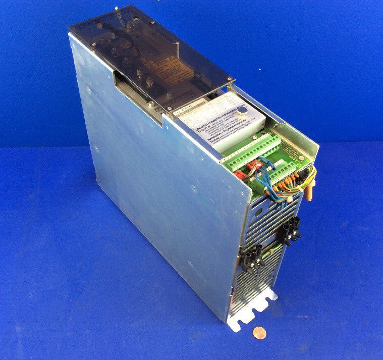 INDRAMAT TDM 1.2-030-W0 AC SERVO CONTROLLER W/ MOD1/1X016-002 PROG. MODULE