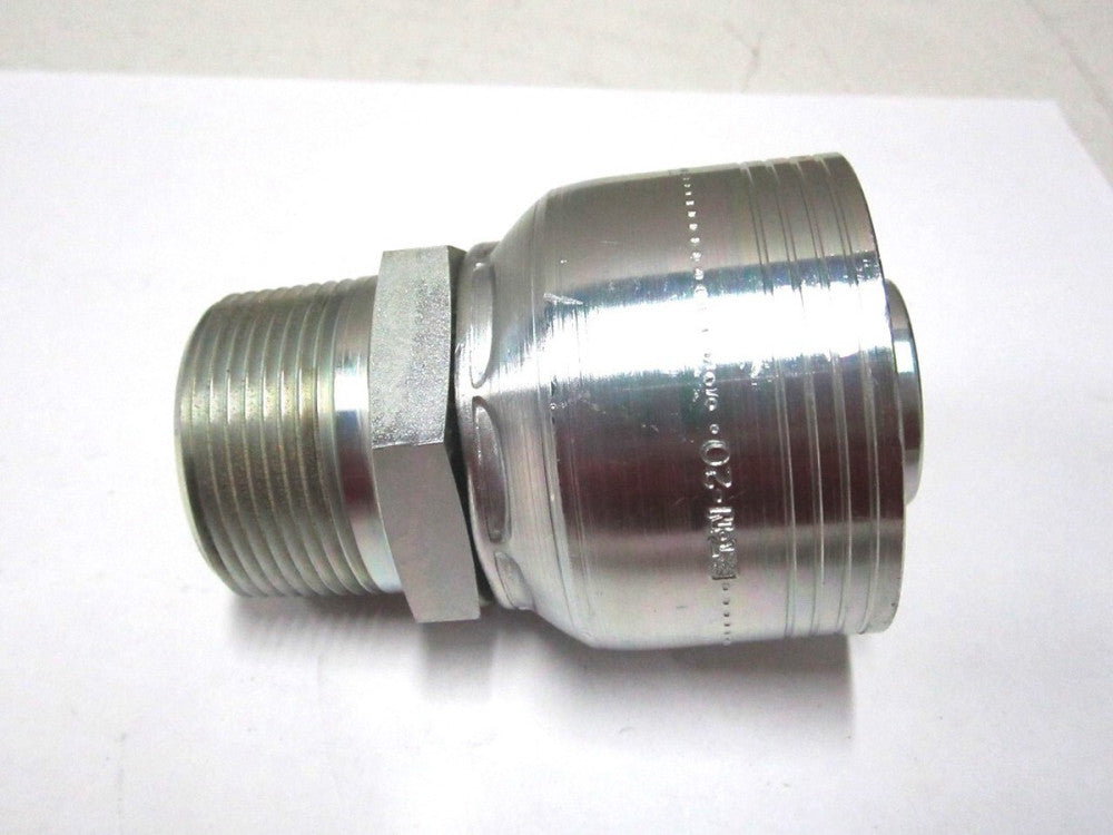 Eaton (1BA20MP20_ -20 Hose Steel Straight Hydraulic Hose Fitting