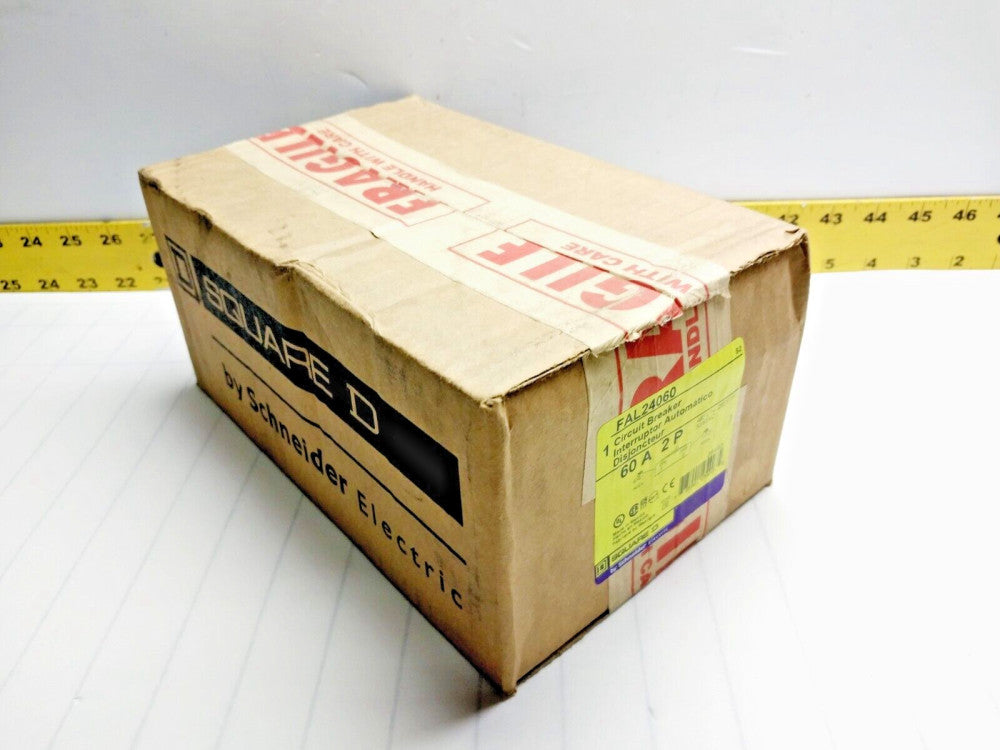 New Square D 60 Amp Circuit Breaker 480 VAC / 250 VDC 2 Pole  FAL24060