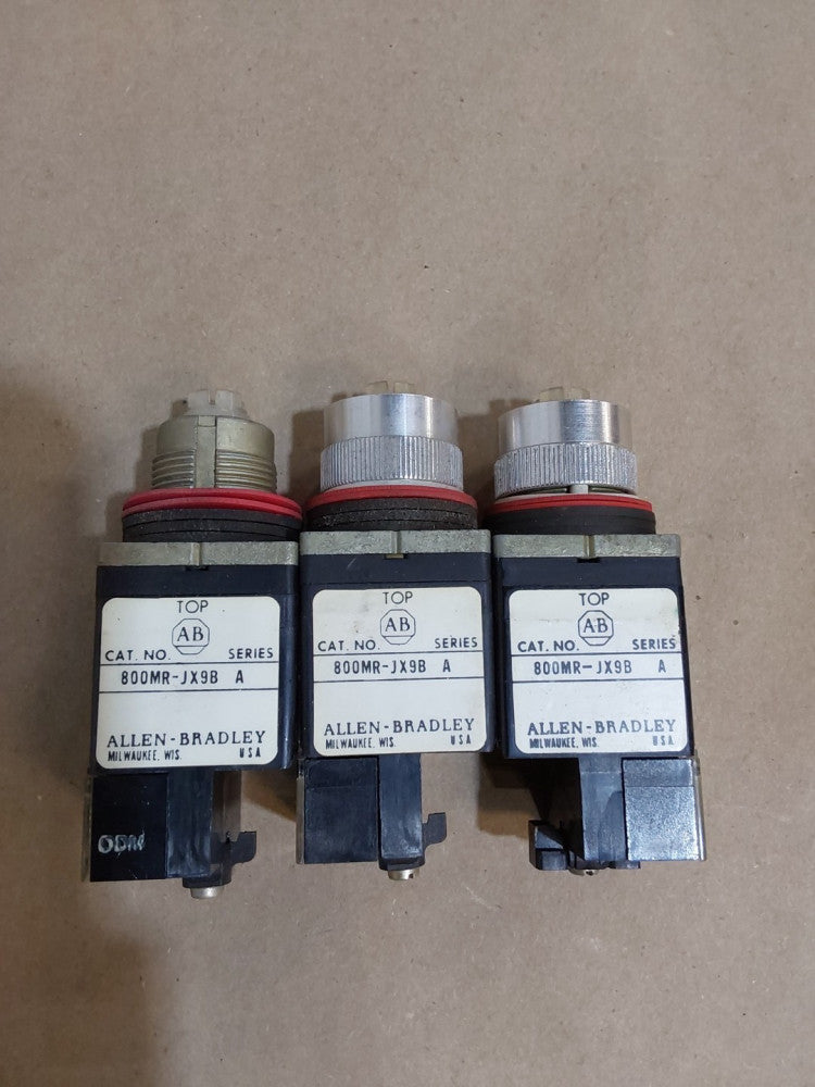 Allen Bradley 800MR-JX9B Switch SER A With 800M-xa Ser B Lot Of 3 