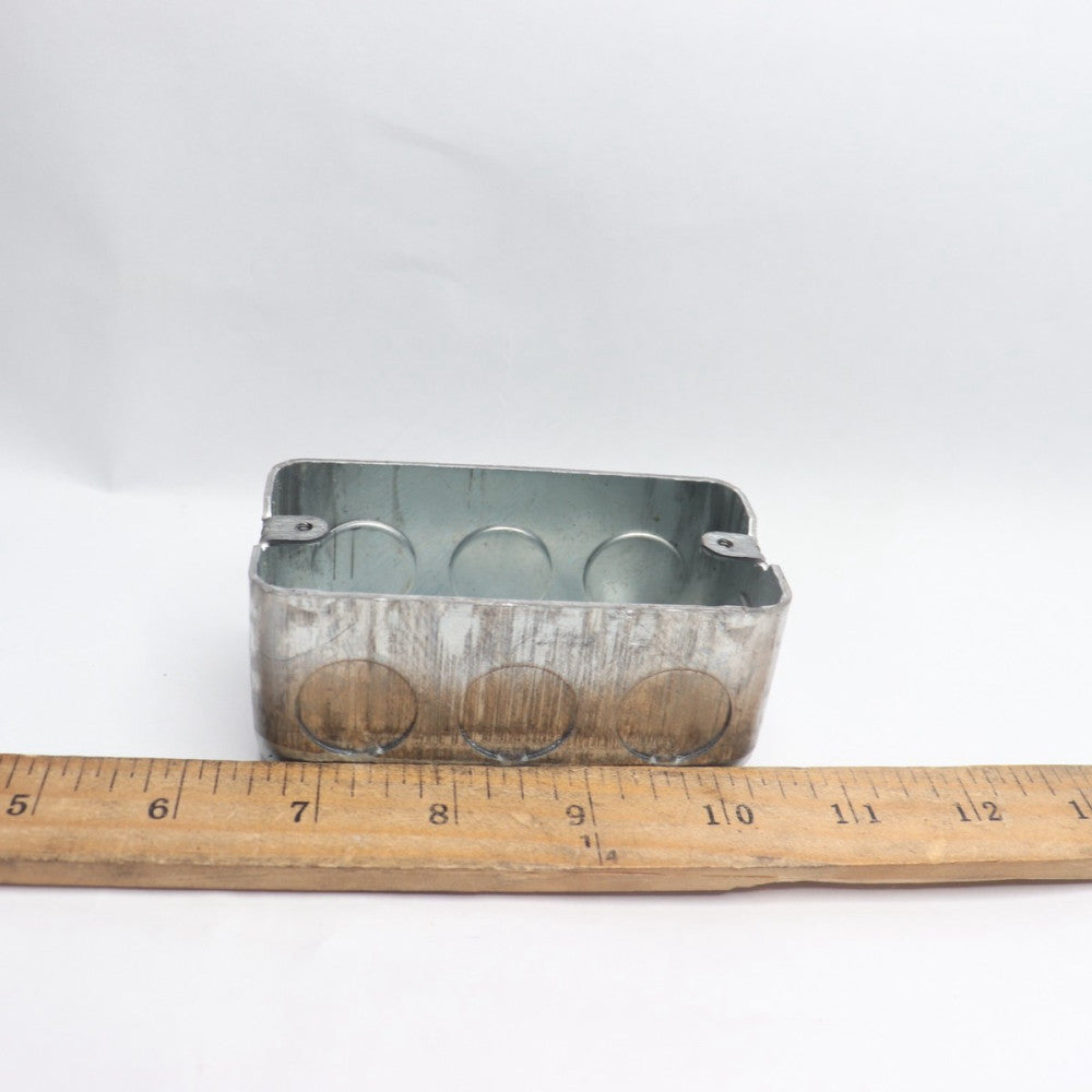 Raco Handy Box with Single Gang  Six 1/2 In. Knockouts 1-7/8 In. Deep