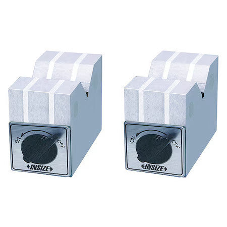 Insize 6891-1 Magnetic V-Block Set,V Block Shape,Steel