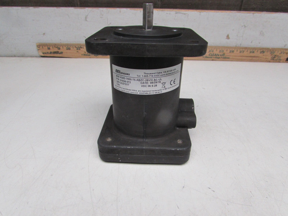 BEI SENSORS H38D-7850-T5-ABZC-28V/V-SC-UL, INCREMENTAL OPTICAL ENCODER , N/NIB!